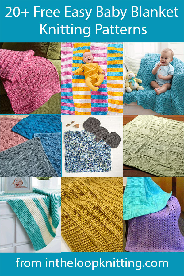 Free knitting patterns for easy baby blankets. Most patterns are free. Most patterns are free.