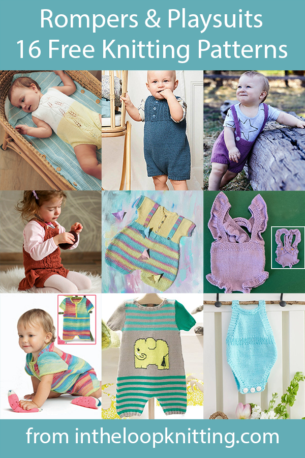 Free knitting patterns for baby onesies. Most patterns are free.