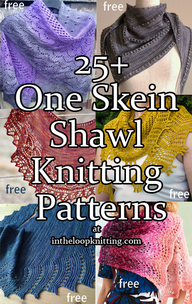 One Skein Shawl Knitting Patterns