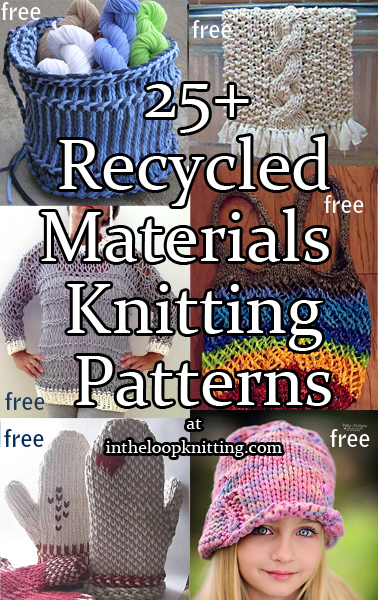 Knitting Patterns Using Recycled Materials