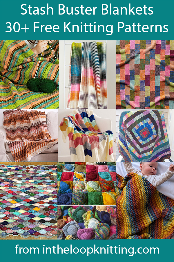 Scrap and Stash Afghan Knitting Patterns. Use up your leftover, stash, and scrap yarn with these blanket knitting patterns.