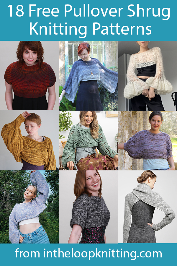 Free knitting patterns for cardigan sweaters in coat, duster, other longer silhouettes.