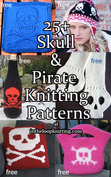 Pirate Punk And Other Skull Motif Knitting Patterns In