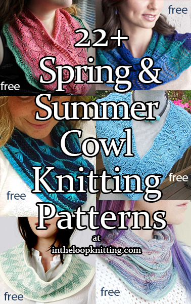 Spring and Summer Cowl Knitting Patterns
