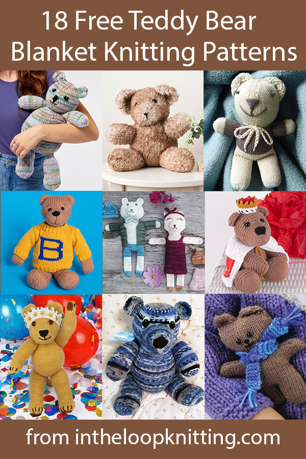 Teddy Bear Knitting Patterns