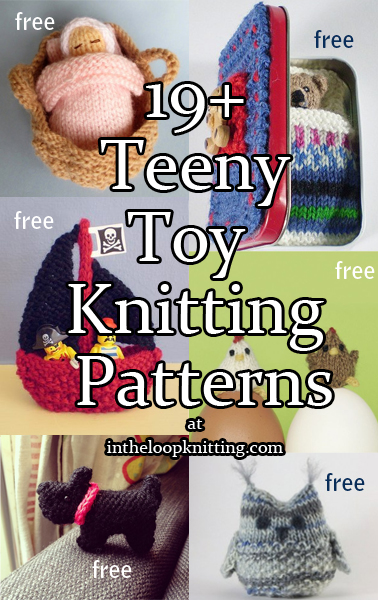 tiny teddy knitting pattern free