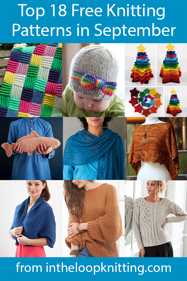 The top 18 free knitting patterns on my blog including women's sweaters, scarves, blankets, kid's clothes, more plus bonus of the top for purchase patterns. Most patterns are free.