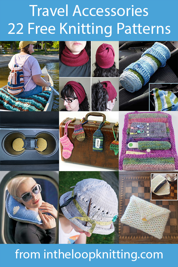 Knitting patterns to make your journeys easier and more fun. Most patterns are free.