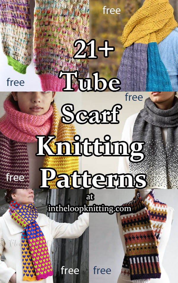 Tube Scarf Knitting Patterns- In the Loop Knitting