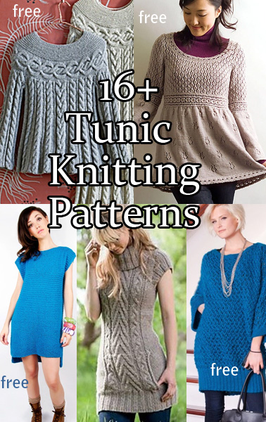 Tunic and Dress Knitting Patterns