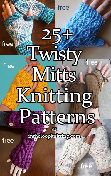 Twisty Mitts Knitting Patterns In The Loop Knitting