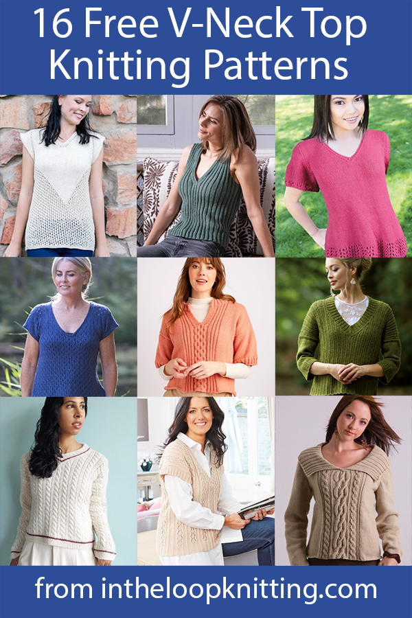 Be the center of attention with these free pullover knitting patterns with a center design element. Most patterns are free.