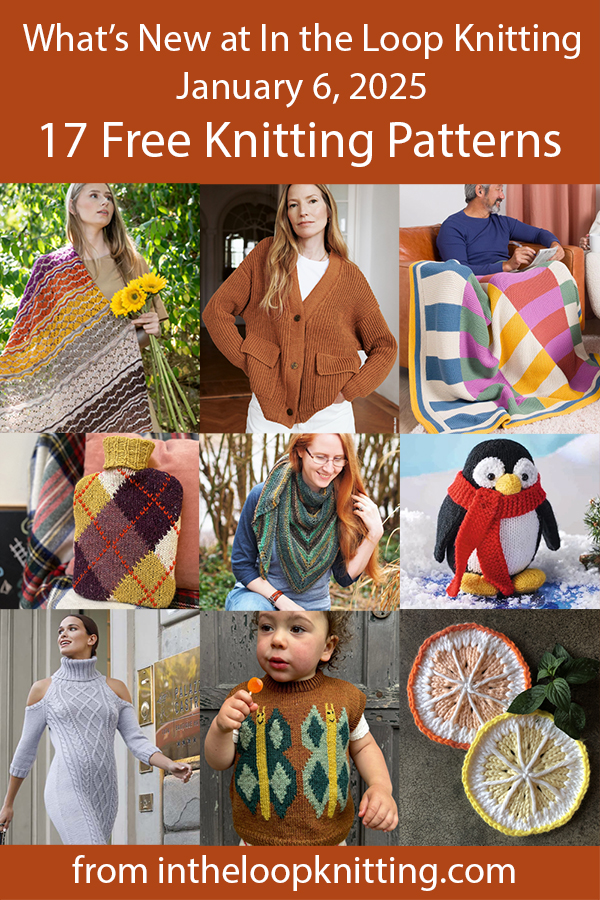 What's New Knitting Patterns added recently to updated pattern posts.