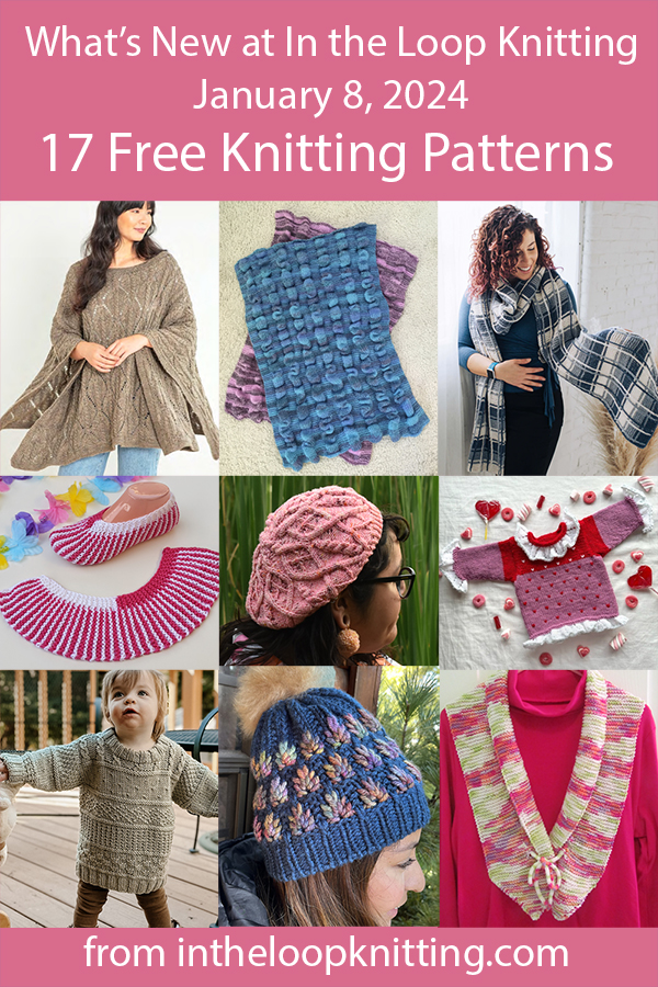 What's New Jan 8 2024 Knitting Patterns