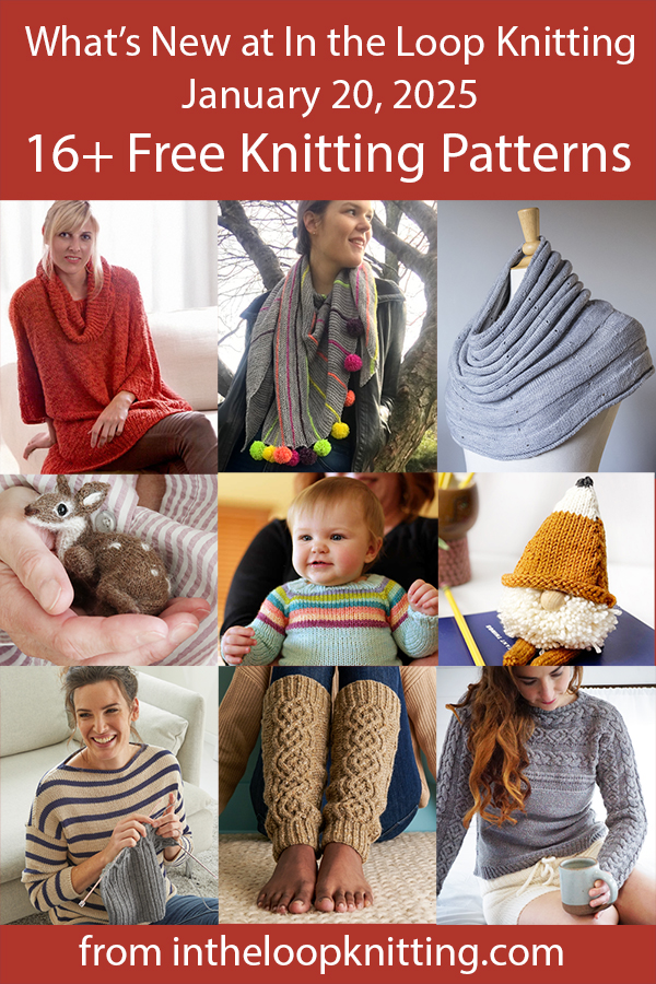 What's New Knitting Patterns added recently to updated pattern posts.