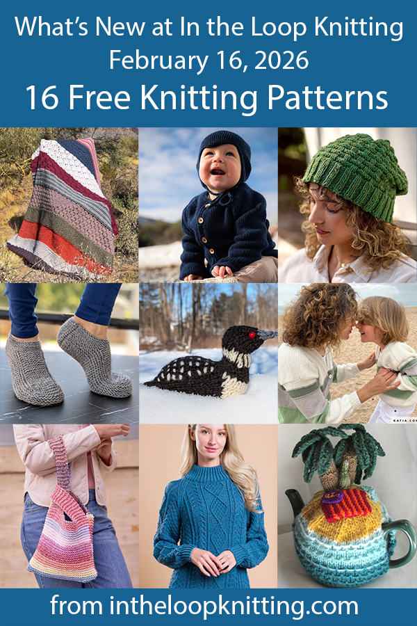 What's New Knitting Patterns added recently to updated pattern posts.
