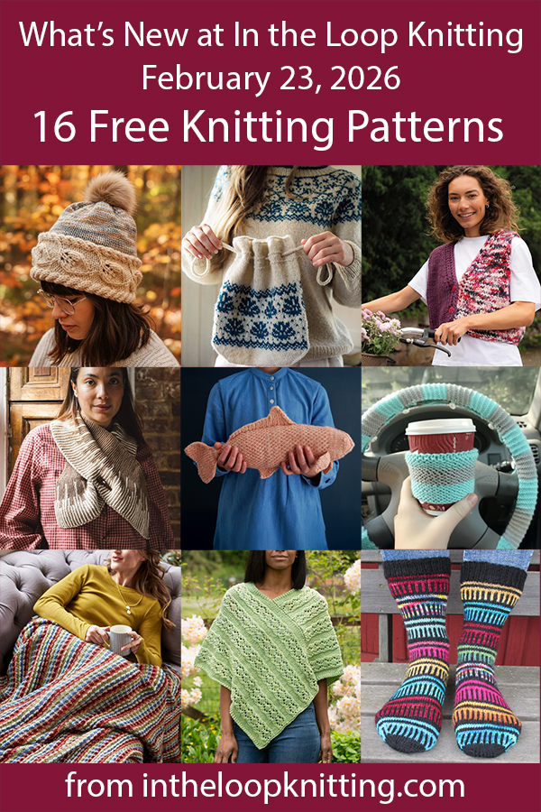 What's New Knitting Patterns added recently to updated pattern posts.