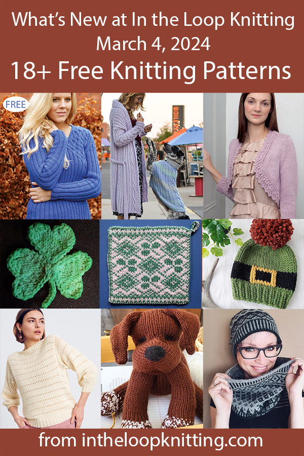 What's New March 4 2024 Knitting Patterns