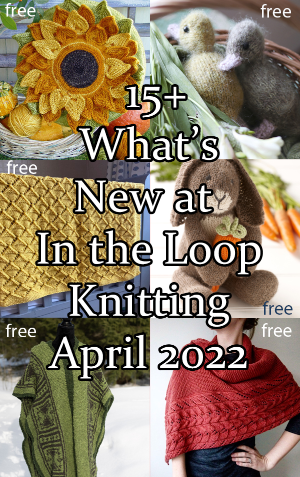 What's New April 2022 Knitting Patterns