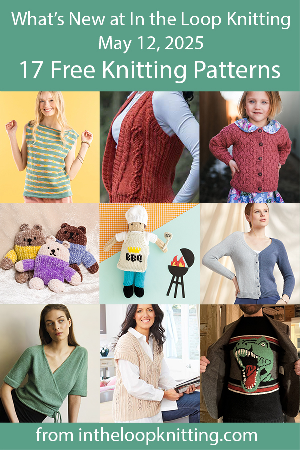 What's New Knitting Patterns added recently to updated pattern posts.
