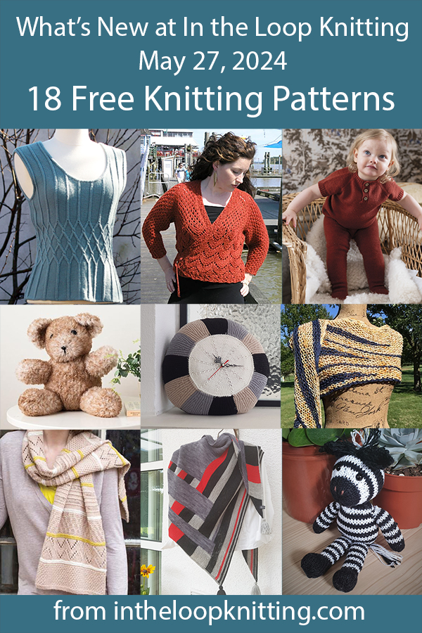 What's New Knitting Patterns added recently to updated pattern posts.