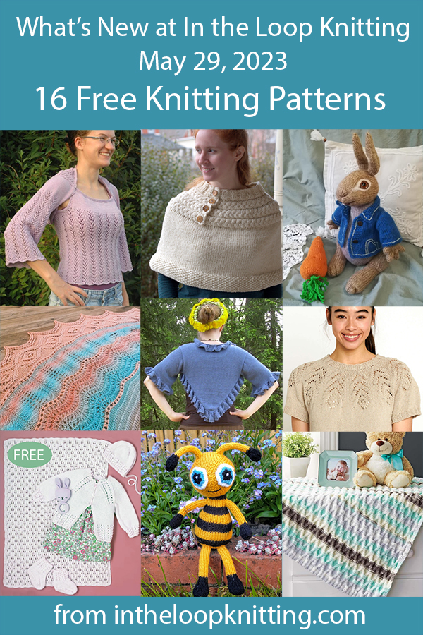 What's New Knitting Patterns added recently to updated pattern posts.