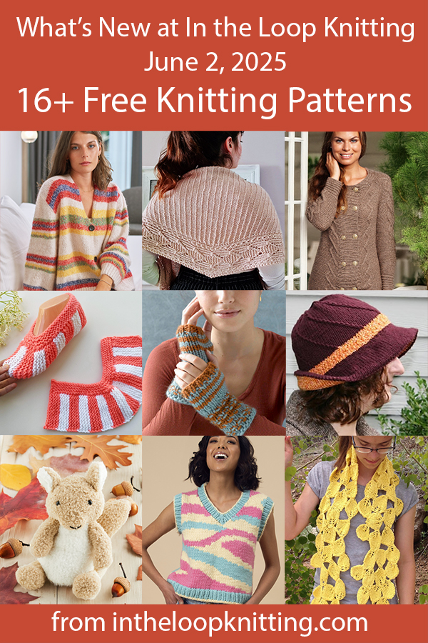 What's New Knitting Patterns added recently to updated pattern posts.