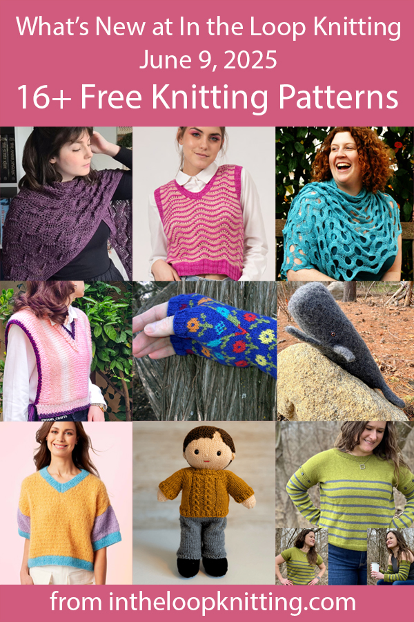 What's New Knitting Patterns added recently to updated pattern posts.