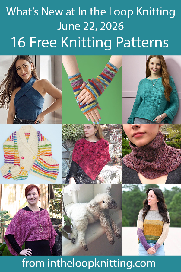 What's New Knitting Patterns added recently to updated pattern posts.