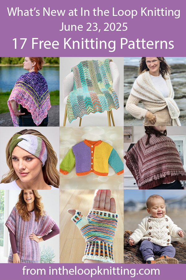 What's New Knitting Patterns added recently to updated pattern posts.