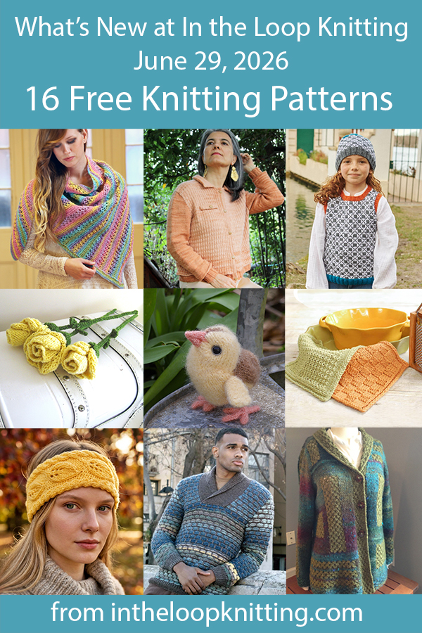 What's New Knitting Patterns added recently to updated pattern posts.