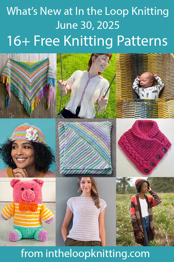 What's New Knitting Patterns added recently to updated pattern posts.