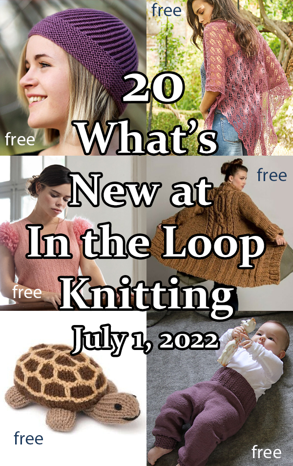 What's New July 2022 Knitting Patterns
