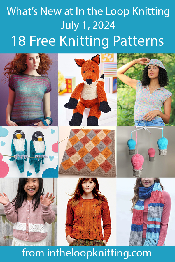 What's New July 1 2024 Knitting Patterns