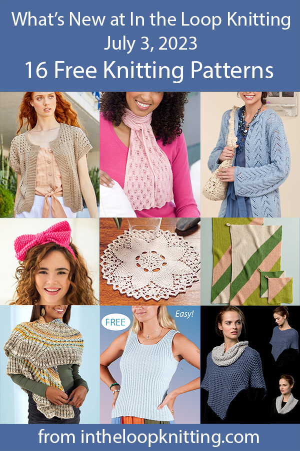 What's New July 3 2023 Knitting Patterns