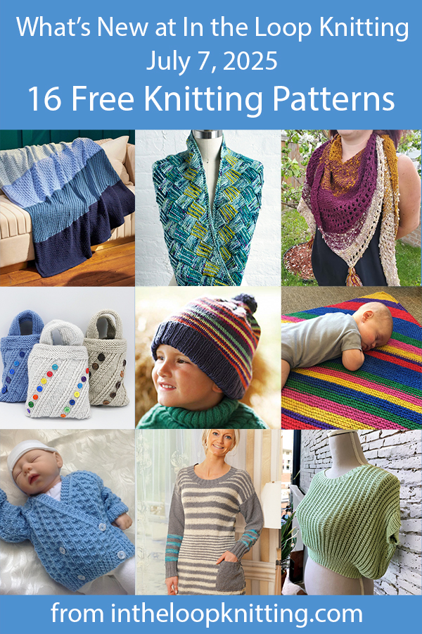 What's New Knitting Patterns added recently to updated pattern posts.