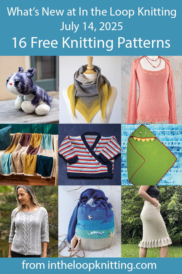 What's New Knitting Patterns added recently to updated pattern posts.