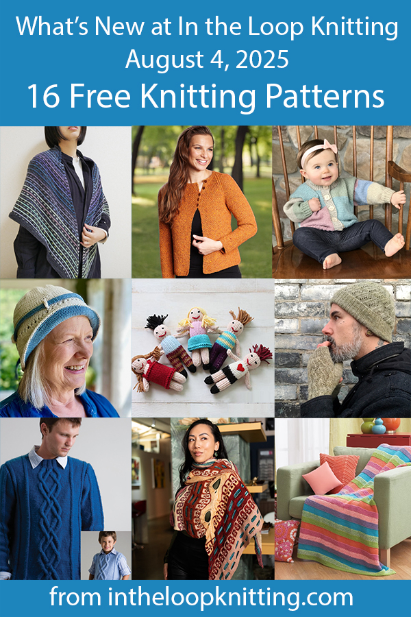 What's New Knitting Patterns added recently to updated pattern posts.