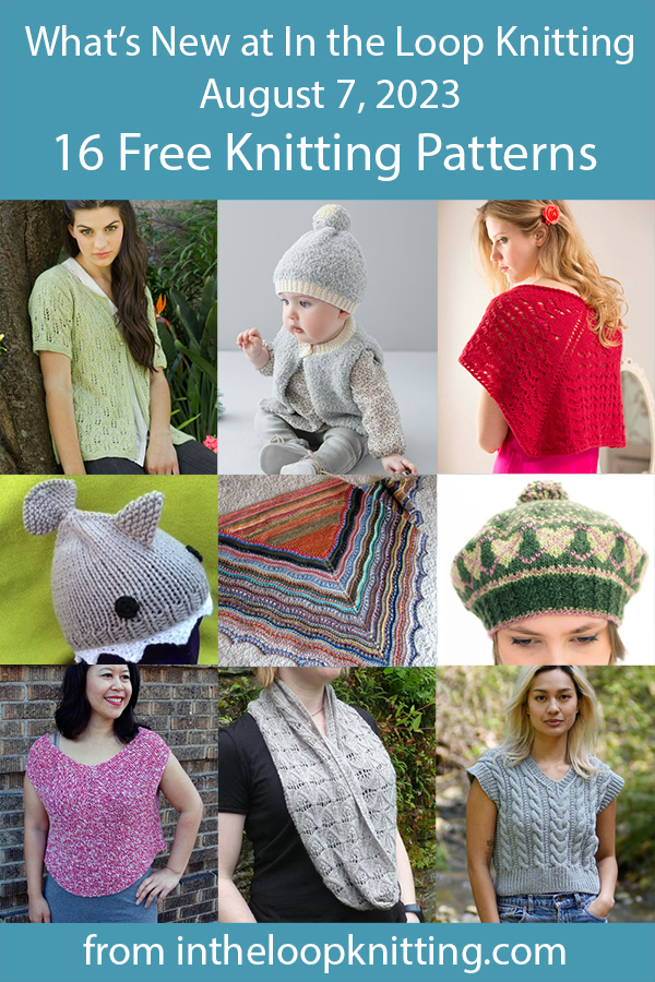 What's New August 7 2023 Knitting Patterns