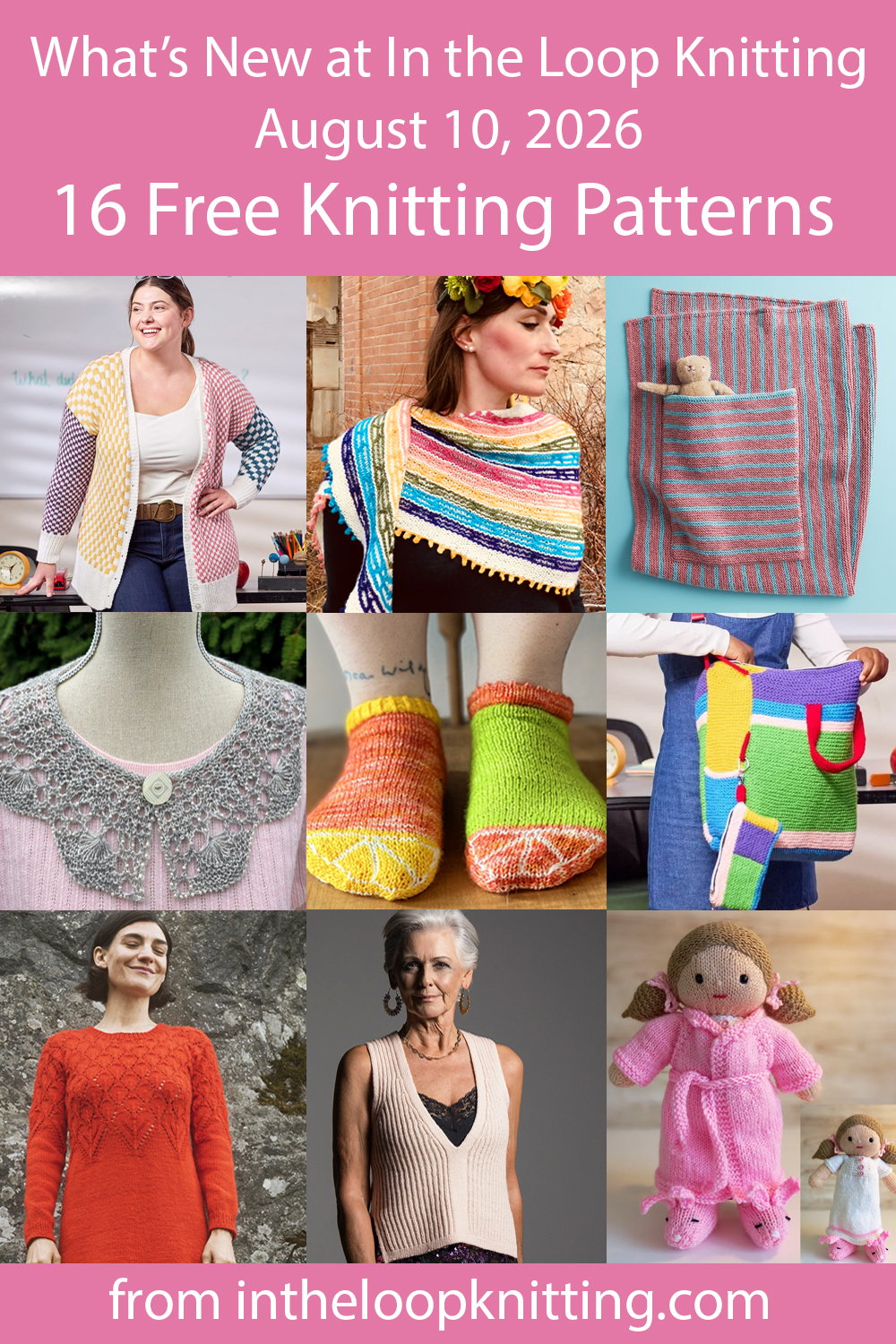 What's New August 10, 2026 Knitting Patterns