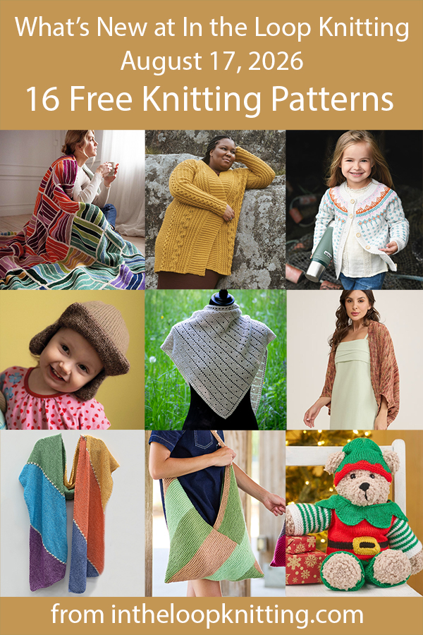 What's New Knitting Patterns added recently to updated pattern posts.