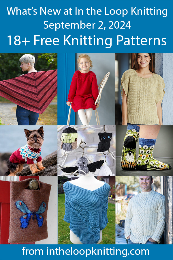 What's New Knitting Patterns added recently to updated pattern posts.