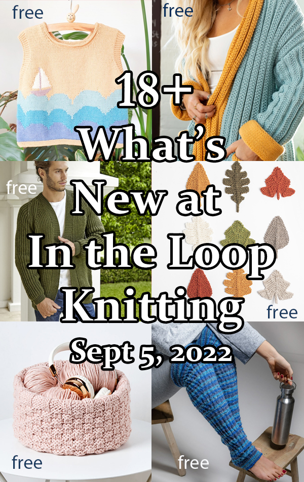 What's New August 15 2022 Knitting Patterns