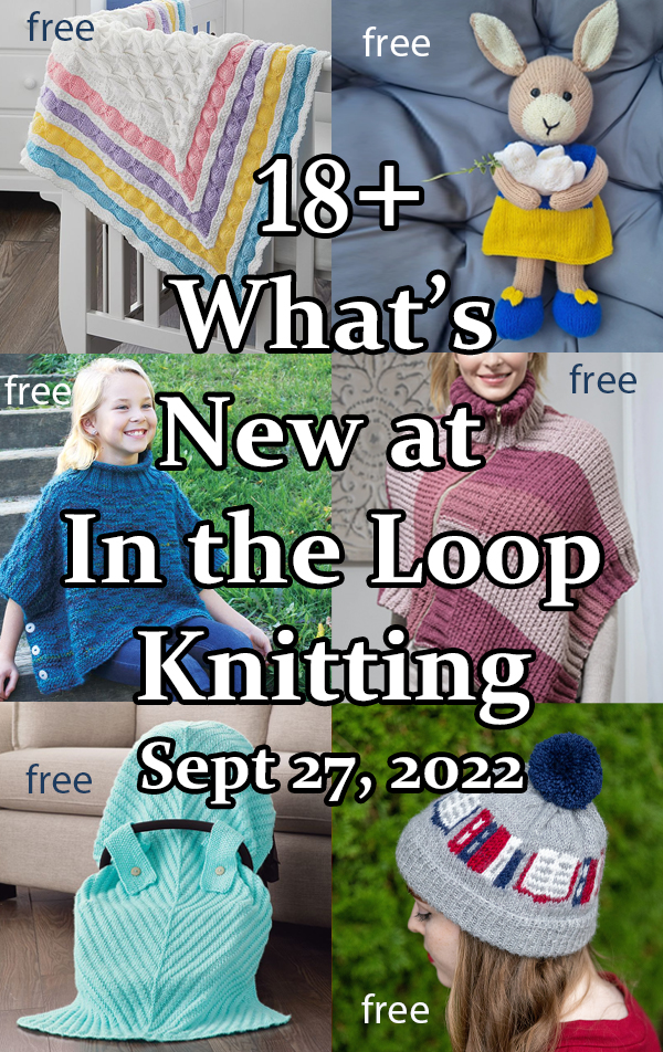 What's New September 26 2022 Knitting Patterns