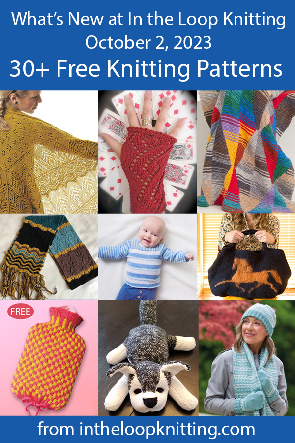 What's New Oct 2 2023 Knitting Patterns