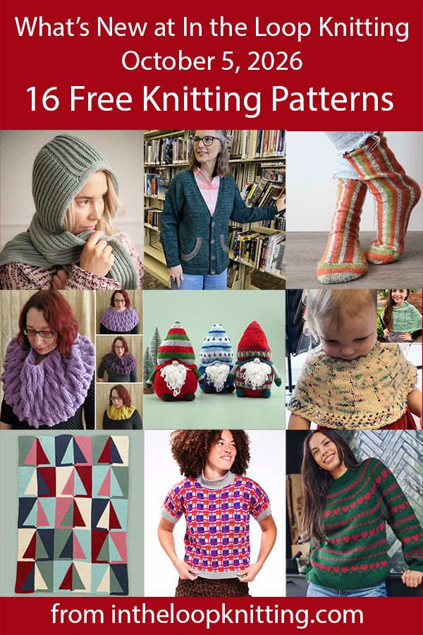 What's New Knitting Patterns added recently to updated pattern posts.