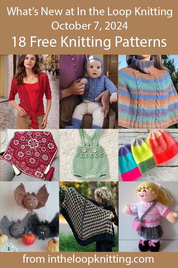 What's New Free Knitting Patterns at In the Loop Knitting Patterns for ...