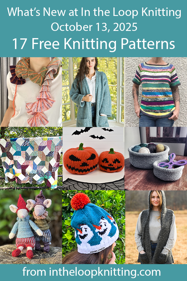 What's New Knitting Patterns added recently to updated pattern posts.