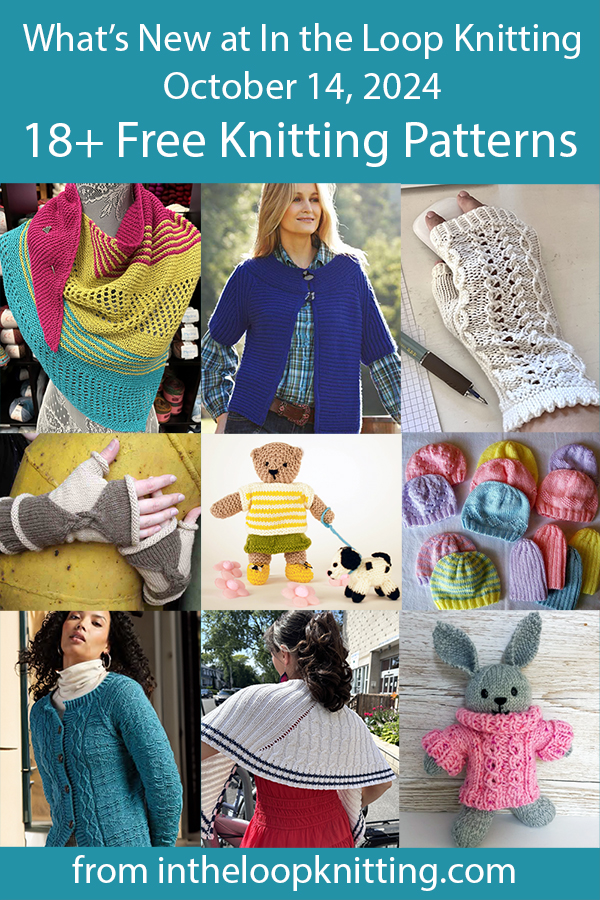 What's New Knitting Patterns added recently to updated pattern posts.