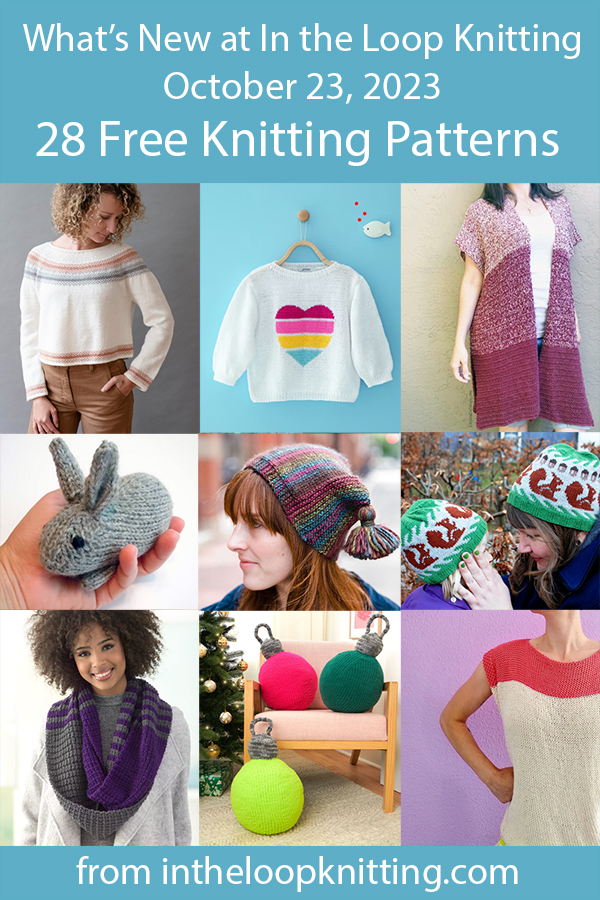 What's New Oct 23 2023 Knitting Patterns